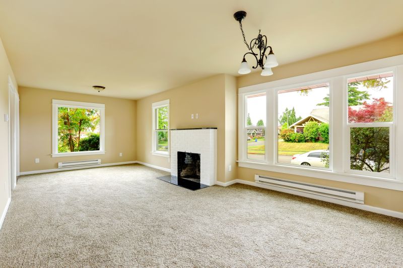 Residential Carpet Installation in Living Room